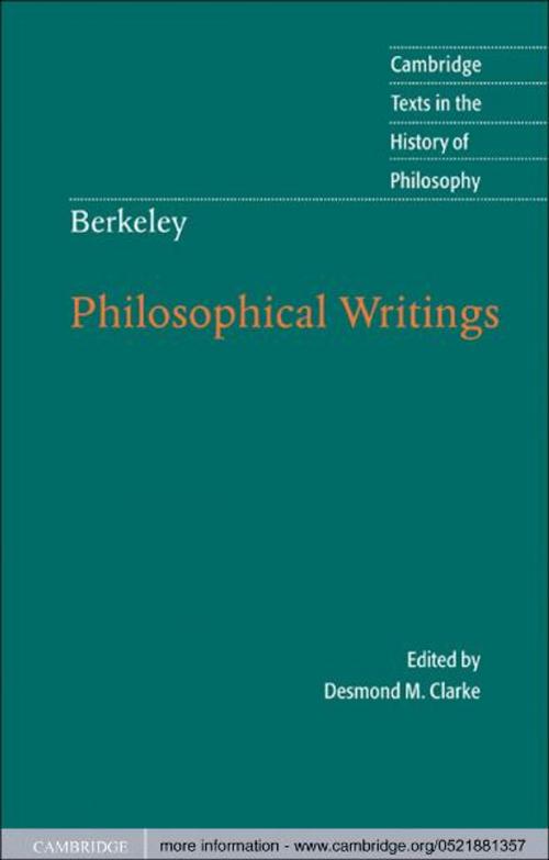 Cover of the book Berkeley: Philosophical Writings by Desmond M. Clarke, Cambridge University Press