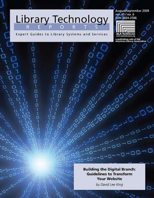 Cover of the book Building the Digital Branch: Guidelines for Transforming Your Library Website by David Lee King, ALA Editions