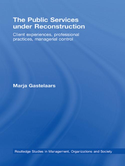 Cover of the book The Public Services under Reconstruction by Marja Gastelaars, Taylor and Francis