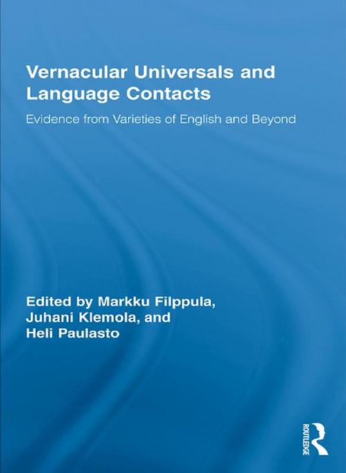 Cover of the book Vernacular Universals and Language Contacts by , Taylor and Francis