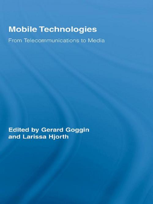 Cover of the book Mobile Technologies by , Taylor and Francis