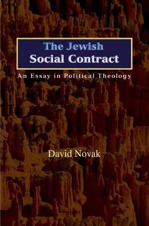 Cover of the book The Jewish Social Contract by David Novak, Princeton University Press
