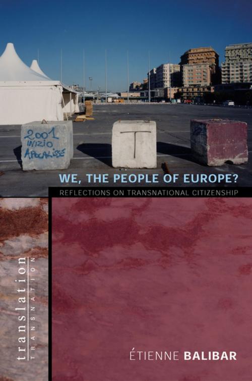 Cover of the book We, the People of Europe? by Étienne Balibar, Princeton University Press