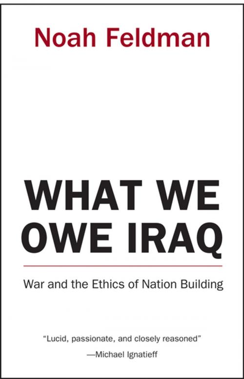 Cover of the book What We Owe Iraq by Noah Feldman, Princeton University Press
