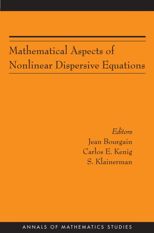 Cover of the book Mathematical Aspects of Nonlinear Dispersive Equations (AM-163) by , Princeton University Press