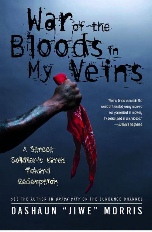 Cover of the book War of the Bloods in My Veins by DaShaun "Jiwe" Morris, Terrie M. Williams, Scribner