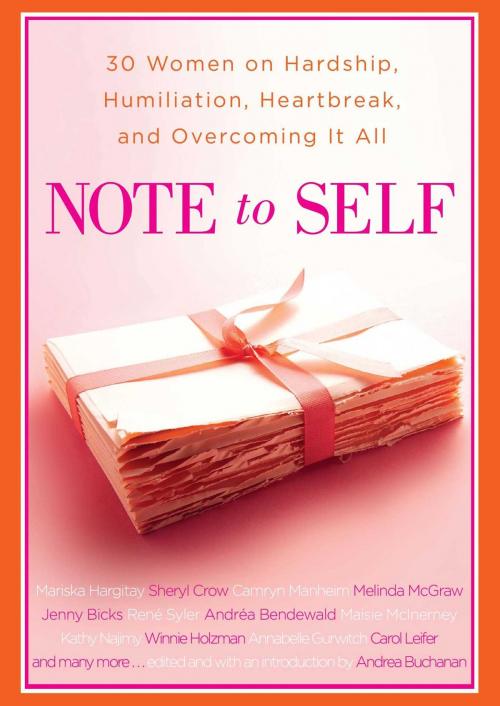 Cover of the book Note to Self by Andrea Buchanan, Gallery Books
