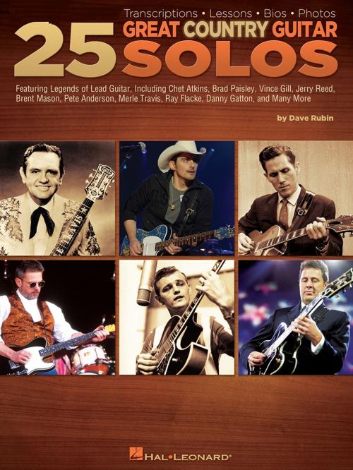 Cover of the book 25 Great Country Guitar Solos (Music Instruction) by Dave Rubin, Hal Leonard