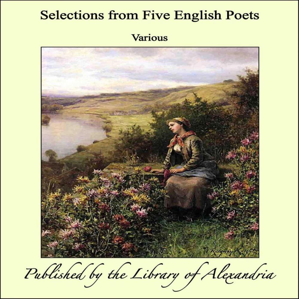 Big bigCover of Selections from Five English Poets