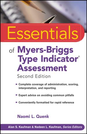 Cover of the book Essentials of Myers-Briggs Type Indicator Assessment by Andrew Fisher