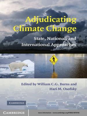 Cover of the book Adjudicating Climate Change by Gerald D. Feldman