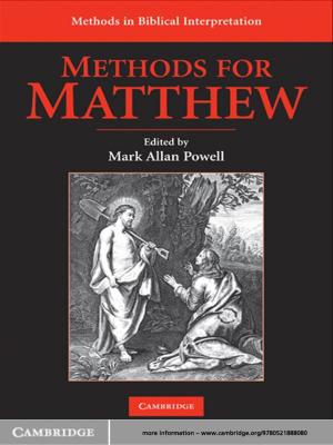 Cover of the book Methods for Matthew by 
