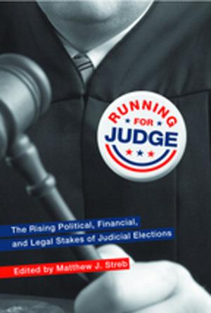Cover of the book Running for Judge by Christopher D. Bader, F. Carson Mencken, Joseph O. Baker