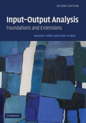 Cover of the book Input-Output Analysis by Philippa M. Steele