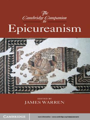 Cover of the book The Cambridge Companion to Epicureanism by David Oswell