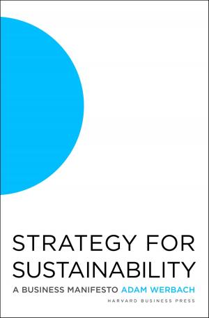 Cover of the book Strategy for Sustainability by Daniel Goleman, Richard Boyatzis, Annie McKee