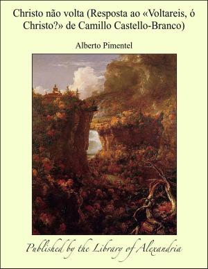 Cover of the book Christo não volta (Resposta ao «Voltareis, ó Christo?» de Camillo Castello-Branco) by Ridgwell Cullum