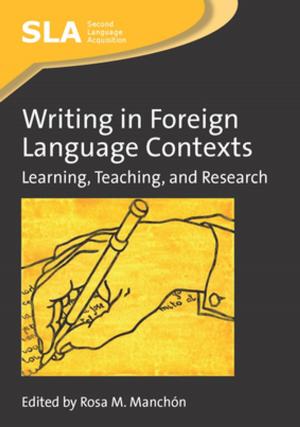 Cover of the book Writing in Foreign Language Contexts by Prof. Haruko Minegishi Cook