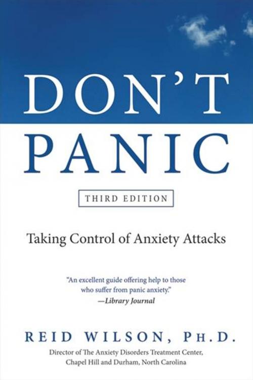 Cover of the book Don't Panic Third Edition by Reid Wilson PhD, HarperCollins e-books