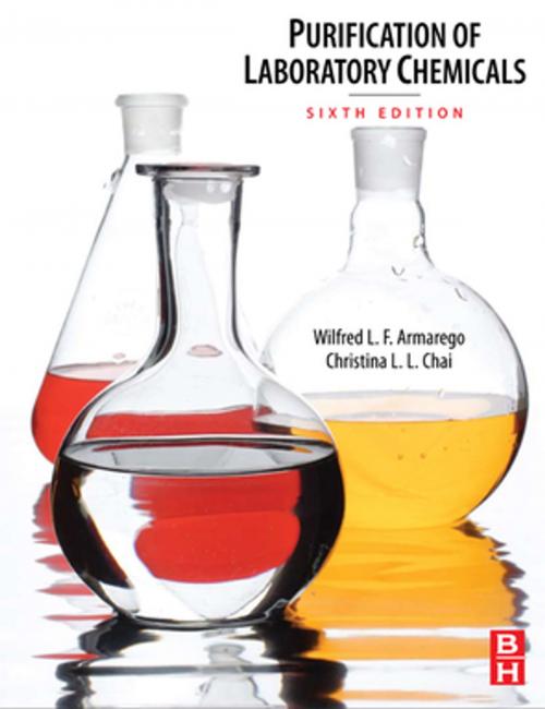 Cover of the book Purification of Laboratory Chemicals by W.L.F. Armarego, Christina Chai, Elsevier Science