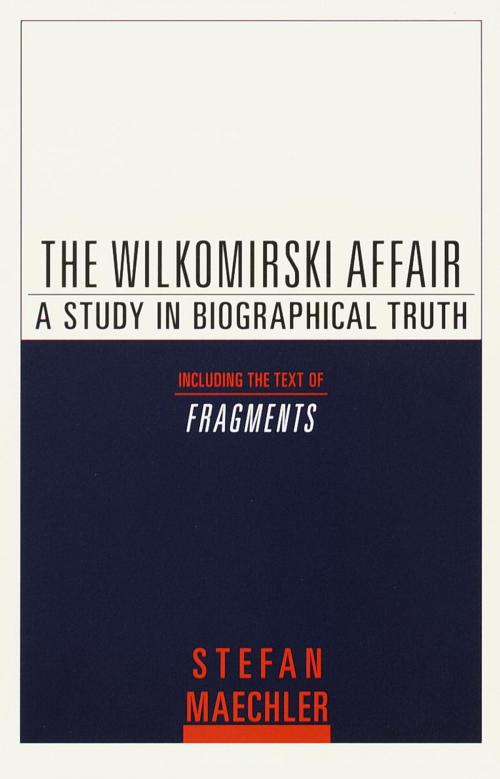 Cover of the book The Wilkomirski Affair by Stefan Maechler, Knopf Doubleday Publishing Group