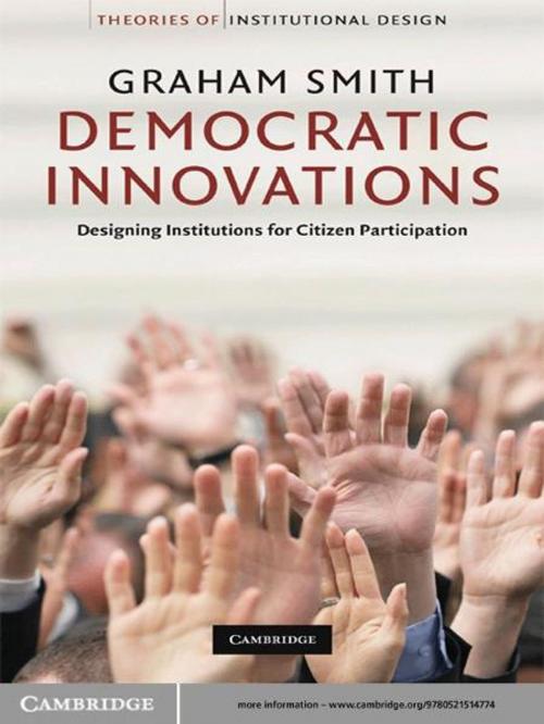 Cover of the book Democratic Innovations by Graham Smith, Cambridge University Press