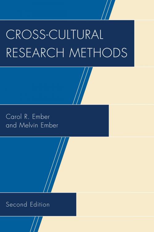 Cover of the book Cross-Cultural Research Methods by Carol R. Ember, AltaMira Press