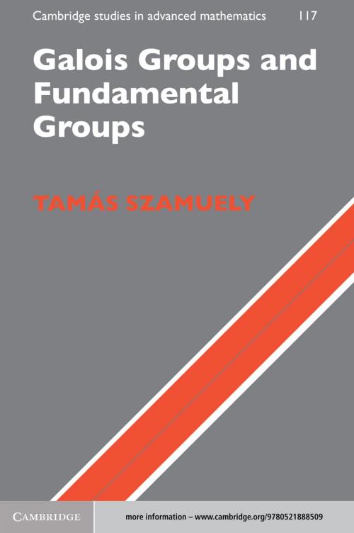 Cover of the book Galois Groups and Fundamental Groups by Tamás Szamuely, Cambridge University Press