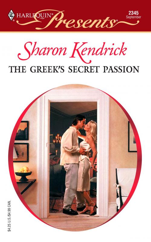 Cover of the book The Greek's Secret Passion by Sharon Kendrick, Harlequin