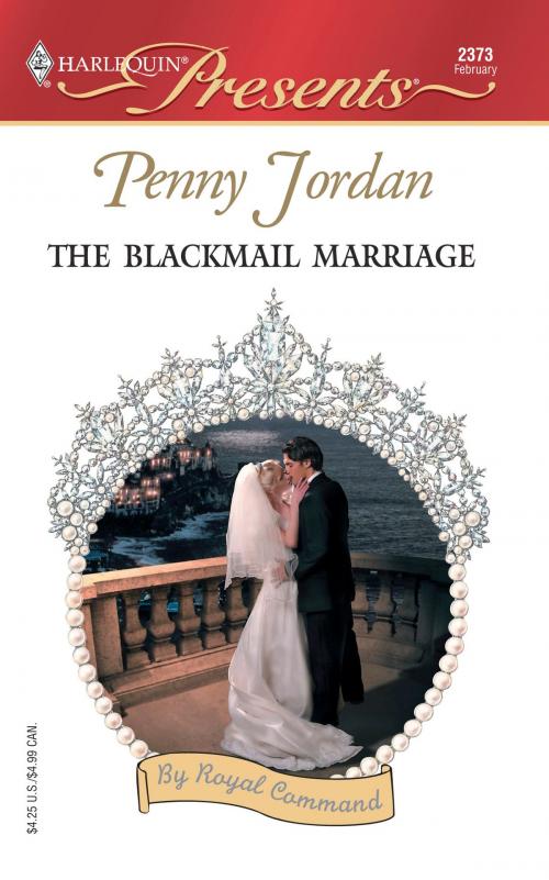 Cover of the book The Blackmail Marriage by Penny Jordan, Harlequin