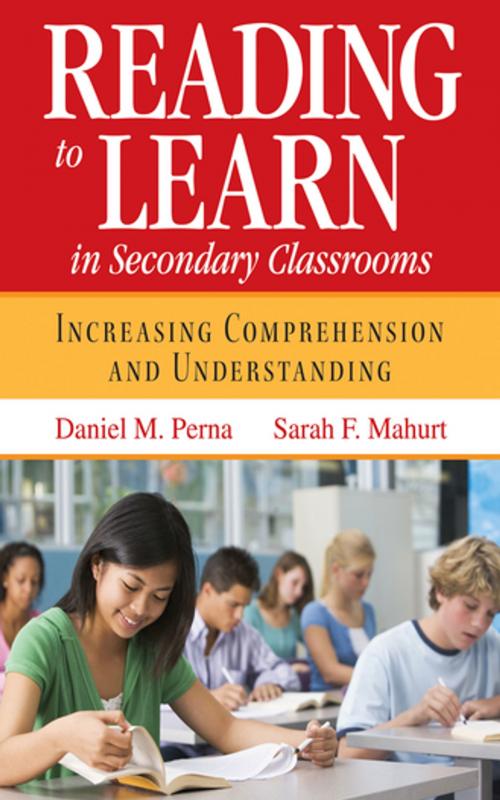 Cover of the book Reading to Learn in Secondary Classrooms by , SAGE Publications