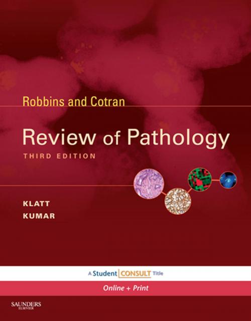 Cover of the book Robbins and Cotran Review of Pathology E-Book by Edward C. Klatt, MD, Vinay Kumar, MBBS, MD, FRCPath, Elsevier Health Sciences