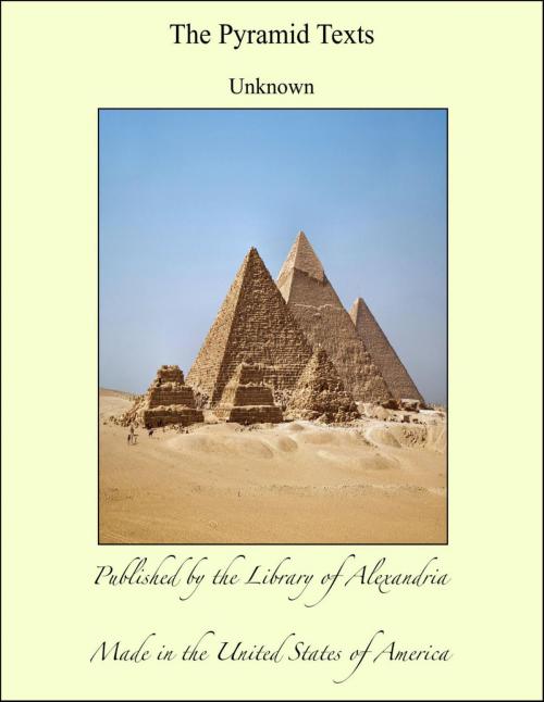 Cover of the book The Pyramid Texts by Samuel A. B. Mercer, Library of Alexandria
