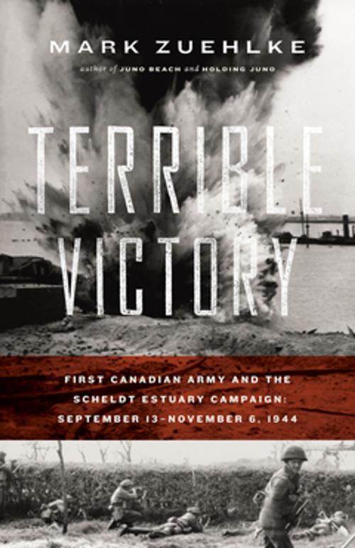 Cover of the book Terrible Victory by Mark Zuehlke, Douglas and McIntyre (2013) Ltd.