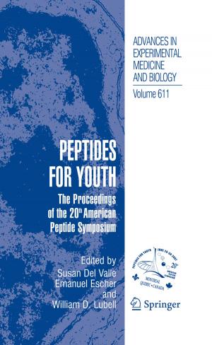 Cover of the book Peptides for Youth by Marcello Trevisani, Fabio Ostanello, Ilaria Di Bartolo, Franco Maria Ruggeri