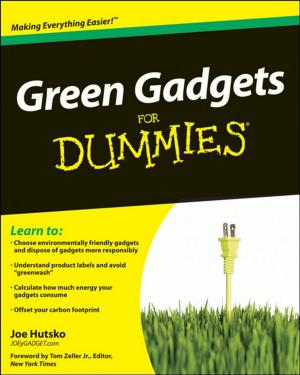 Cover of the book Green Gadgets For Dummies by James Brook, Dr. Paul Brewerton