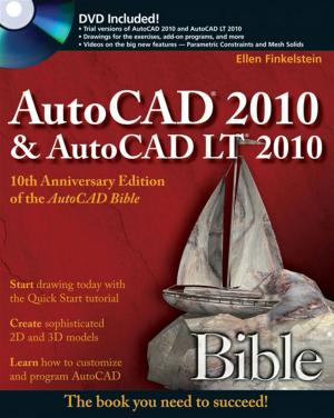 Cover of the book AutoCAD 2010 and AutoCAD LT 2010 Bible by R. Jacob Baker
