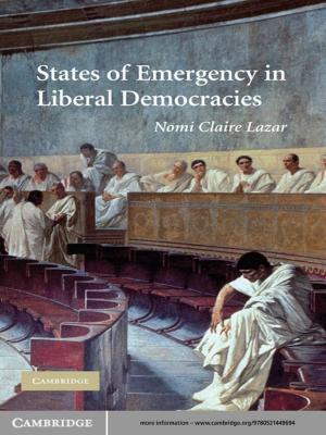 Book cover of States of Emergency in Liberal Democracies
