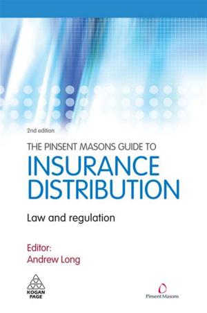 Cover of the book The Pinsent Masons Guide to Insurance Distribution: Law and Regulation by Ian MacRae, Adrian Furnham