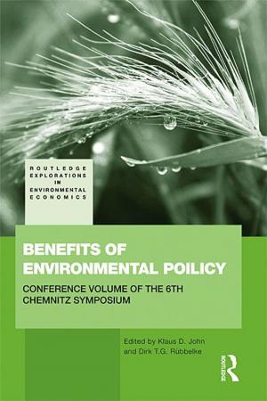 Cover of the book Benefits of Environmental Policy by 