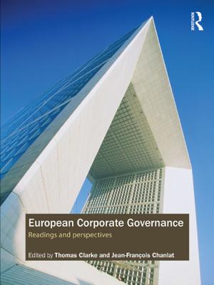 Cover of the book European Corporate Governance by Dr Tony Crowley, Tony Crowley