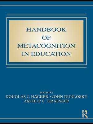 Cover of the book Handbook of Metacognition in Education by Floyd Y. Keeler, Albert E. Haase