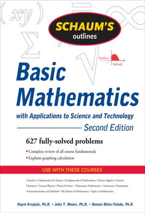 Cover of the book Schaum's Outline of Basic Mathematics with Applications to Science and Technology, 2ed by Stanley Yokell, Eric Svensson, Michael C. Catapano