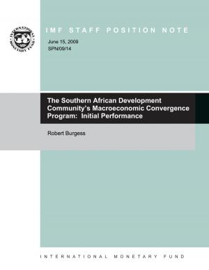Cover of the book The Southern African Development Community's Macroeconomic Convergence Program: Initial Performance by International Monetary Fund. Independent Evaluation Office