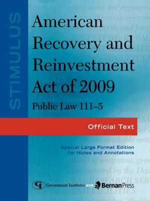 Cover of Stimulus: American Recovery and Reinvestment Act of 2009: PL 111-5