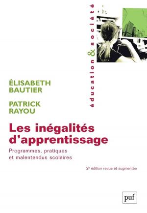 Cover of the book Les inégalités d'apprentissage by Jean Cournut