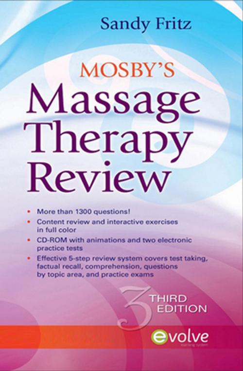 Cover of the book Mosby's Massage Therapy Review - E-Book by Sandy Fritz, BS, MS, NCTMB, Elsevier Health Sciences