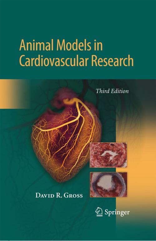 Cover of the book Animal Models in Cardiovascular Research by David Gross, Springer New York