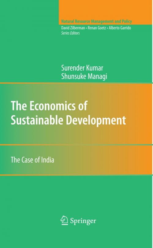 Cover of the book The Economics of Sustainable Development by Surender Kumar, Shunsuke Managi, Springer New York