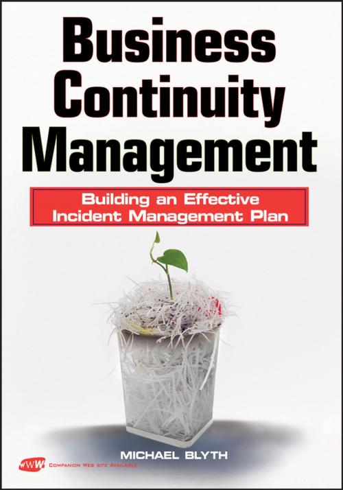Cover of the book Business Continuity Management by Michael Blyth, Wiley